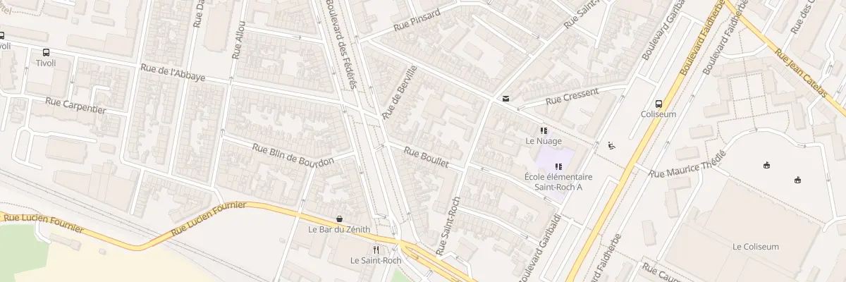 Plan du 11 Rue Boullet à Amiens