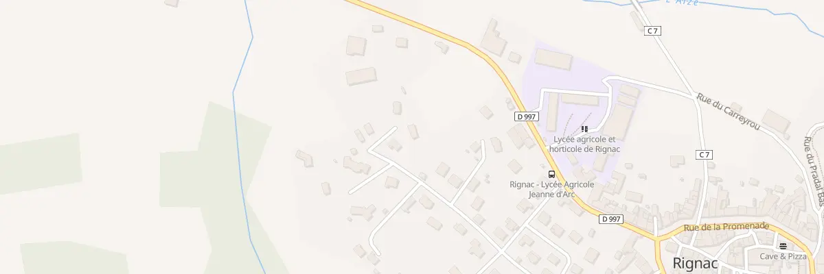 Plan du 24 Che de Vignals à Rignac