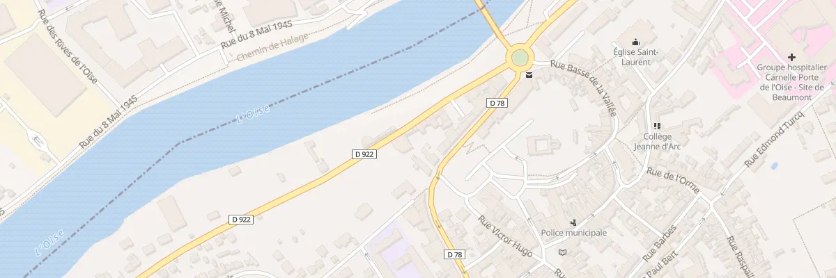 Plan du 9B Rue Saint-roch à Beaumont-sur-Oise