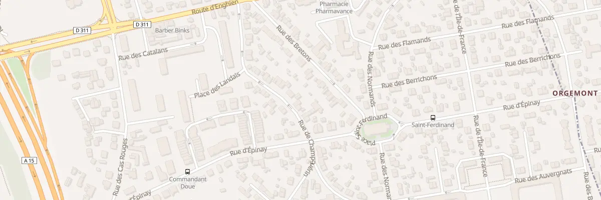 Plan du 38 Rue de Champguerin à Argenteuil