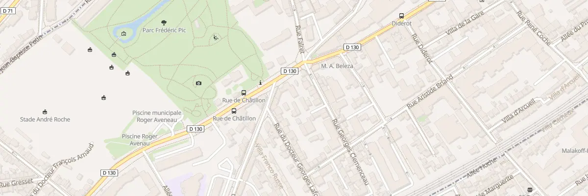 Plan du 1B Rue Larmeroux à Vanves
