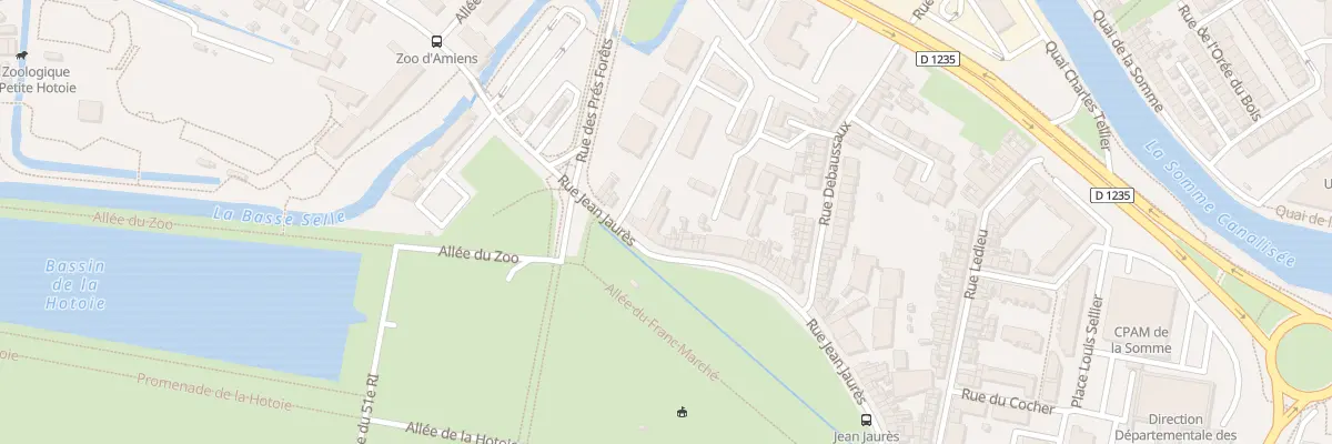 Plan du 126 Rue Jean Jaurès à Amiens