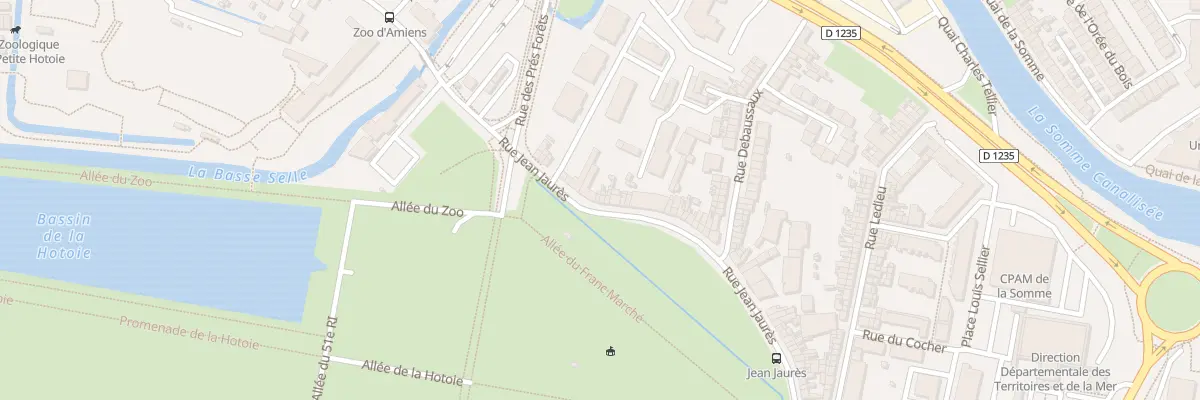 Plan du 124 Rue Jean Jaurès à Amiens