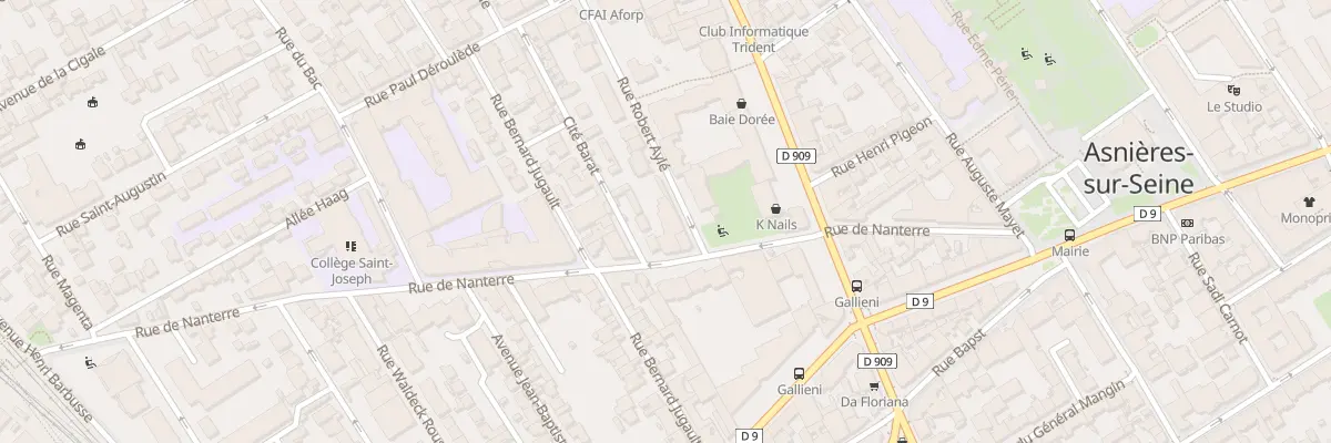 Plan du 45 Rue de Nanterre à Asnières-sur-Seine