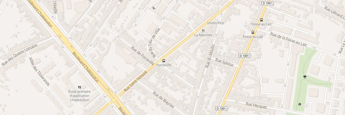 Plan du 217 Rue Saint-Honoré à Amiens
