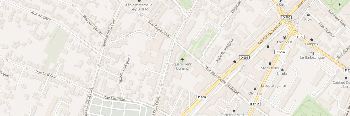 Plan du 59 Bd Félix Faure à Châtillon