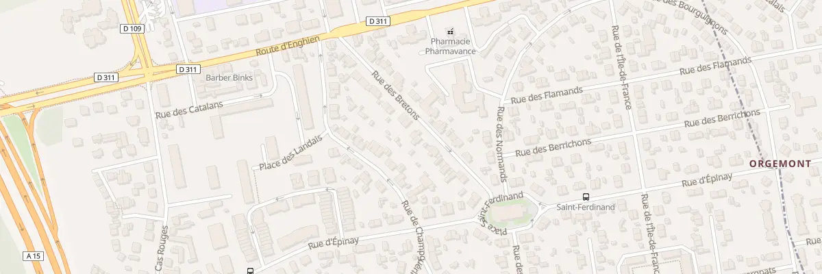 Plan du 15 Rue des Bretons à Argenteuil