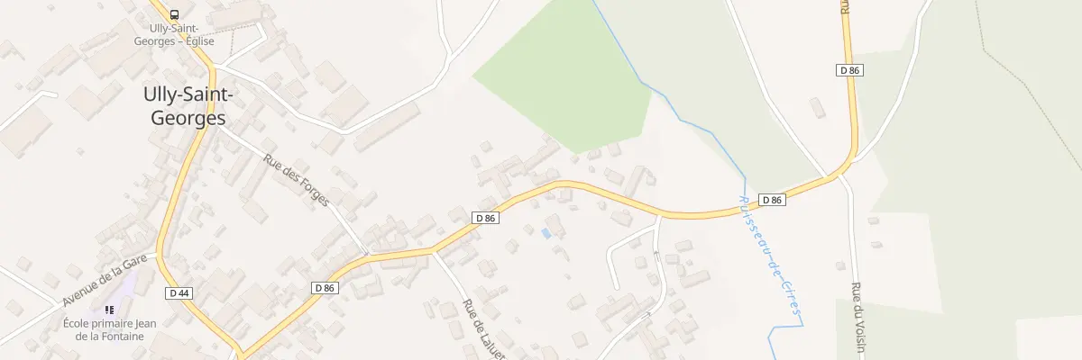 Plan du 25 Rue de Mouy à Ully-Saint-Georges