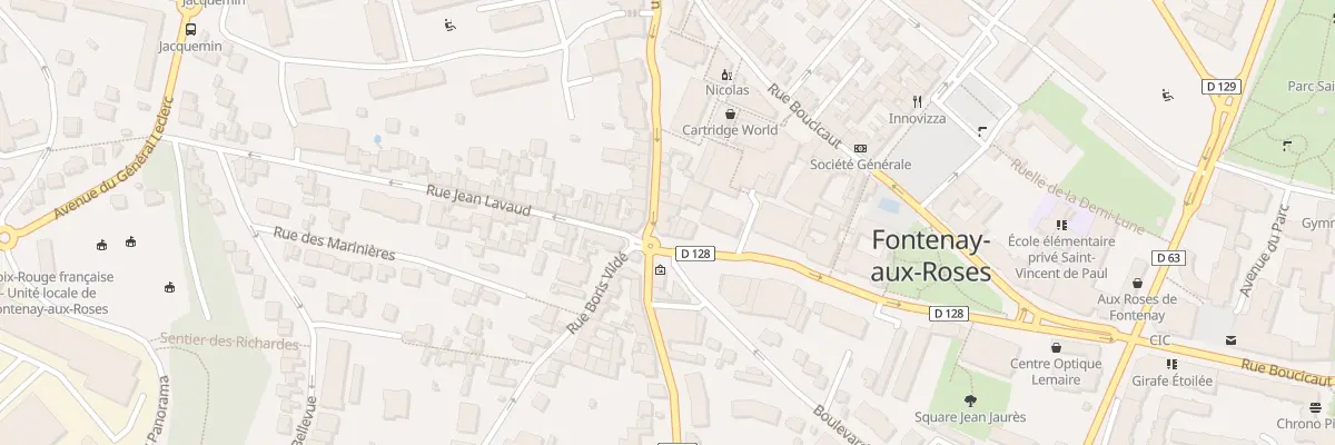 Plan du 31 Rue Ledru Rollin à Fontenay-aux-Roses