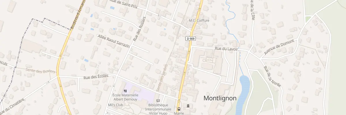Plan du 71 Rue de Paris à Montlignon