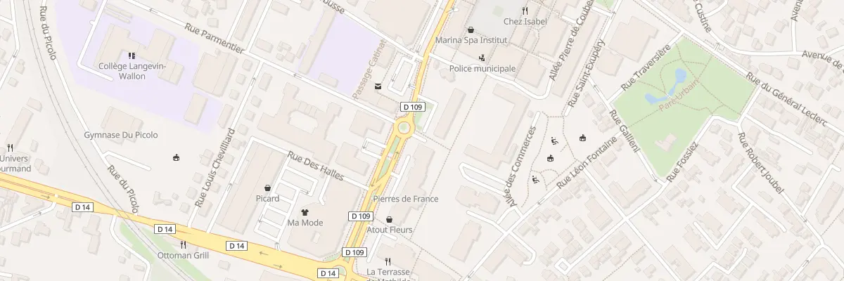 Plan du 7 Bd Marechal Foch Rn 14 à Saint-Gratien