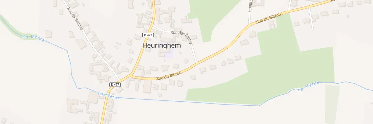 Plan du 120 Rue des Ecoles à Heuringhem