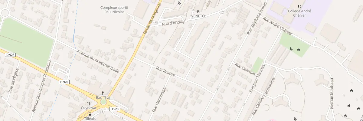 Plan du 5 Rue Alphonse Ricard à Eaubonne