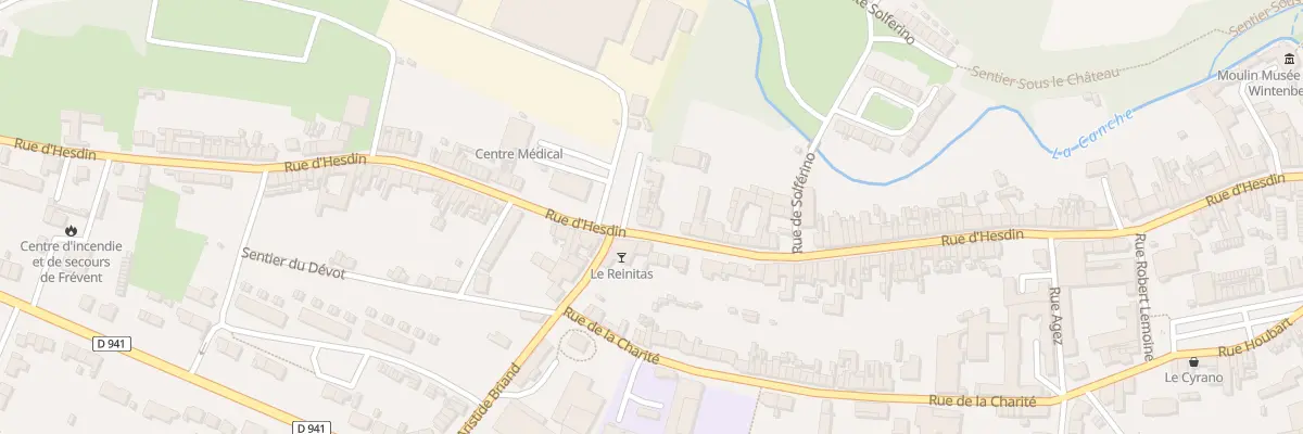 Plan du 122 Rue d’Hesdin à Frévent