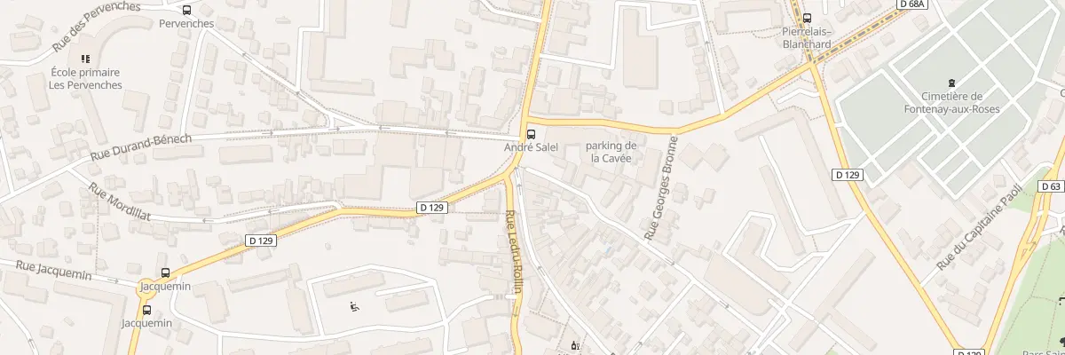 Plan du 2 Rue la Boissière à Fontenay-aux-Roses