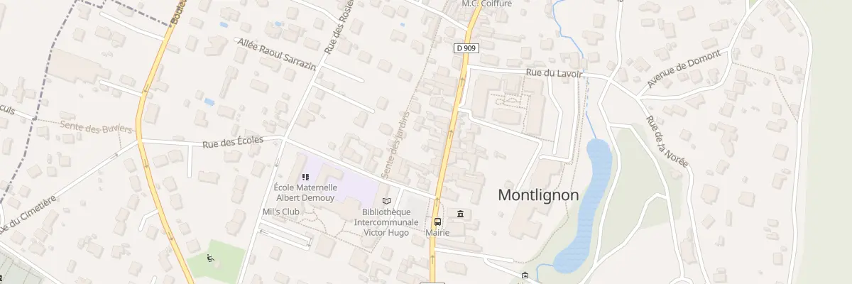 Plan du 61 Rue de Paris à Montlignon