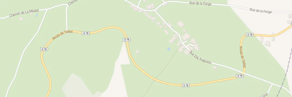 Plan du 3745 Rte de Teillet à Pampelonne