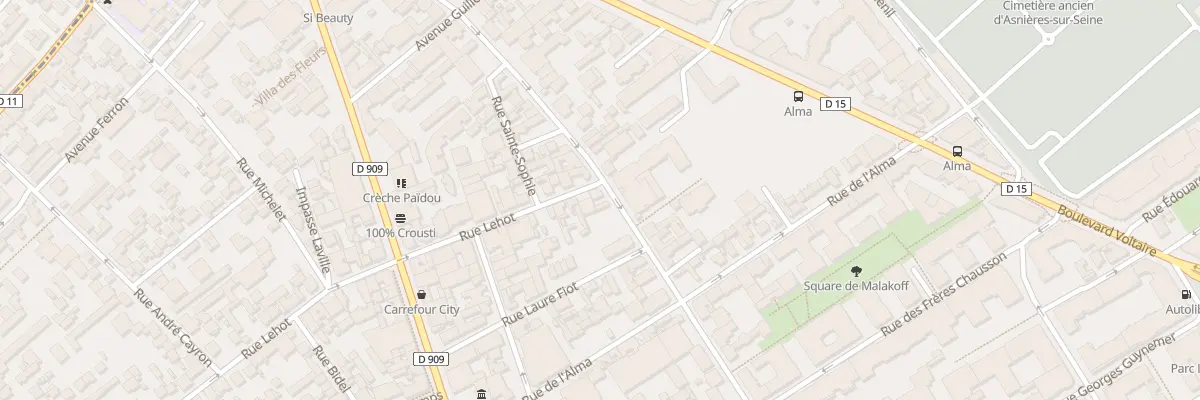 Plan du 63 Rue du R P Ch Gilbert à Asnières-sur-Seine