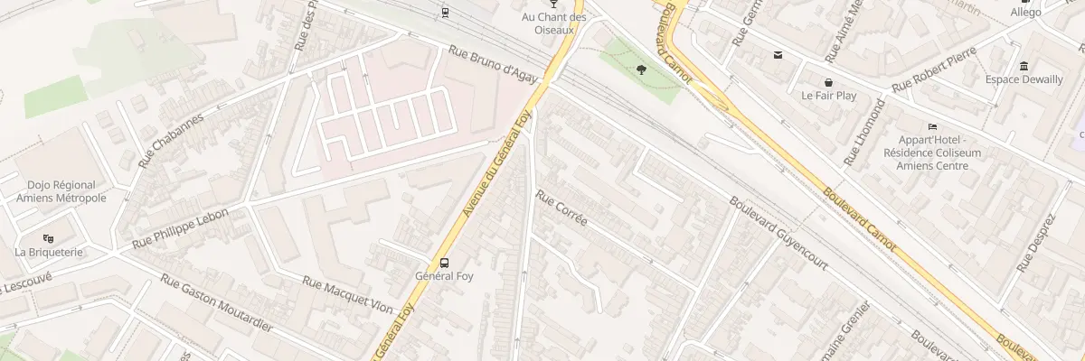 Plan du 19 Rue De Lannoy à Amiens