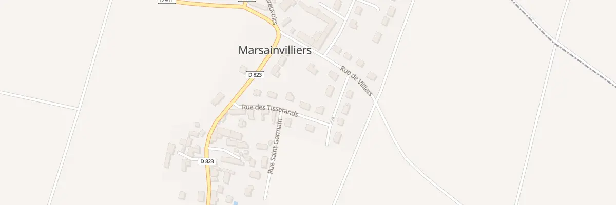 Plan du 7 Rue des Tisserands à Marsainvilliers