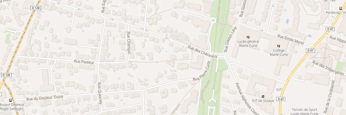 Plan du 5B Rue des Chéneaux à Sceaux