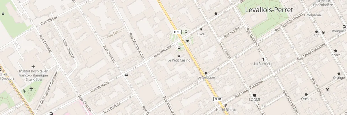 Plan du 5B Pl du Gal Leclerc à Levallois-Perret