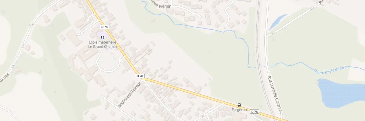 Plan du 6 Rue Pierre Brossolette à Presles