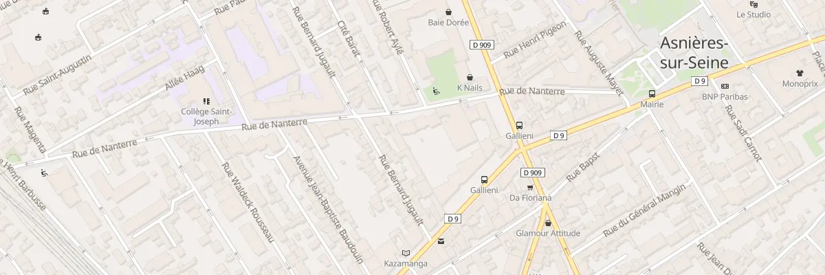 Plan du 52 Rue de Nanterre à Asnières-sur-Seine