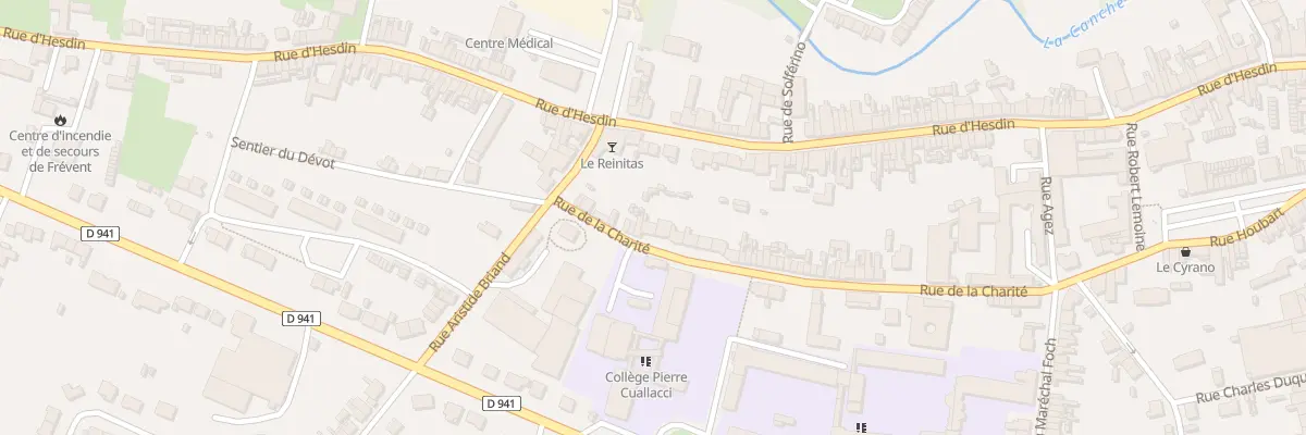Plan du 54 Rue de Charite à Frévent