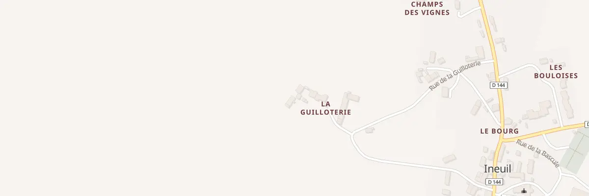 Plan du 41 La Guilloterie à Ineuil