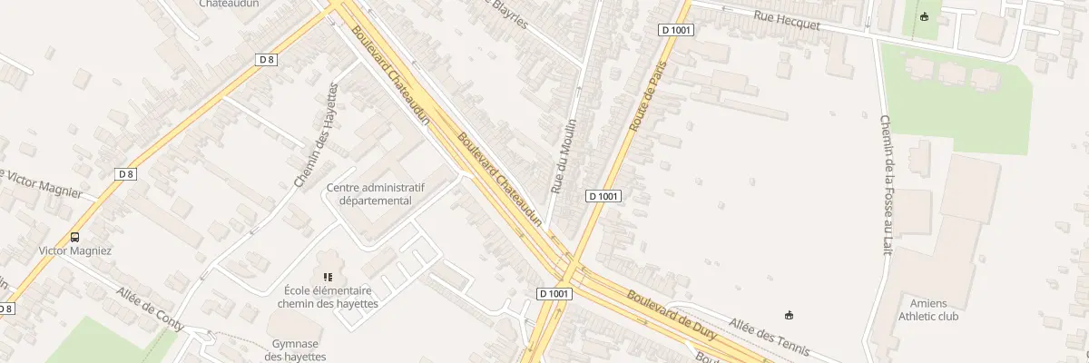 Plan du 166 Rue du Moulin à Amiens