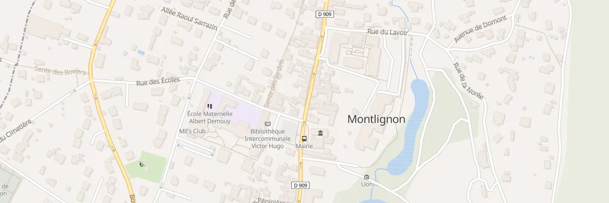 Plan du 55 Rue de Paris à Montlignon