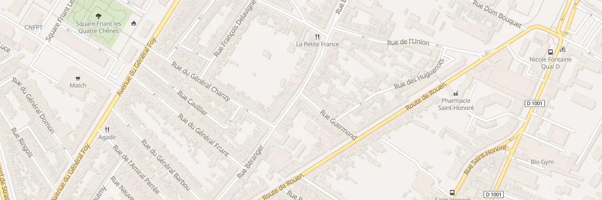 Plan du 151 Rue Béranger à Amiens