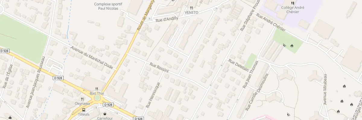 Plan du 3 Rue Alphonse Ricard à Eaubonne