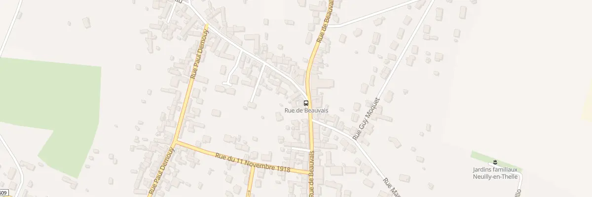 Plan du 65 Rue de Beauvais à Neuilly-en-Thelle
