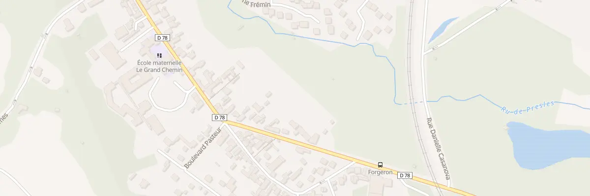 Plan du 4B Rue Pierre Brossolette à Presles