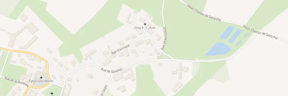 Plan du 174 Rue d’En Haut à Croix-en-Ternois