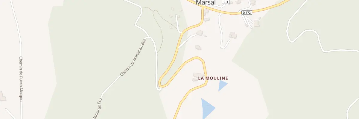 Plan du 2320 Rte de Marsal à Bellegarde-Marsal