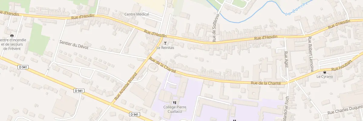 Plan du 52 Rue de Charite à Frévent