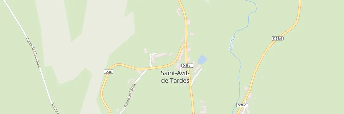 Plan du 2 Rte de l’Ecole à Saint-Avit-de-Tardes