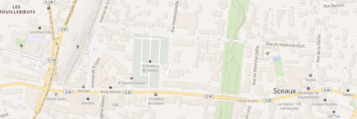 Plan du 154 Rue Houdan à Sceaux