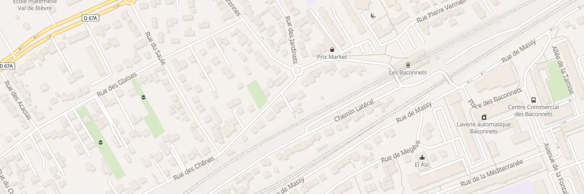 Plan du 5 Rue des Chênes à Antony