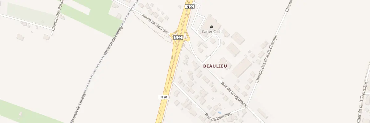 Plan du 44 Rte d’Orléans à Ballainvilliers