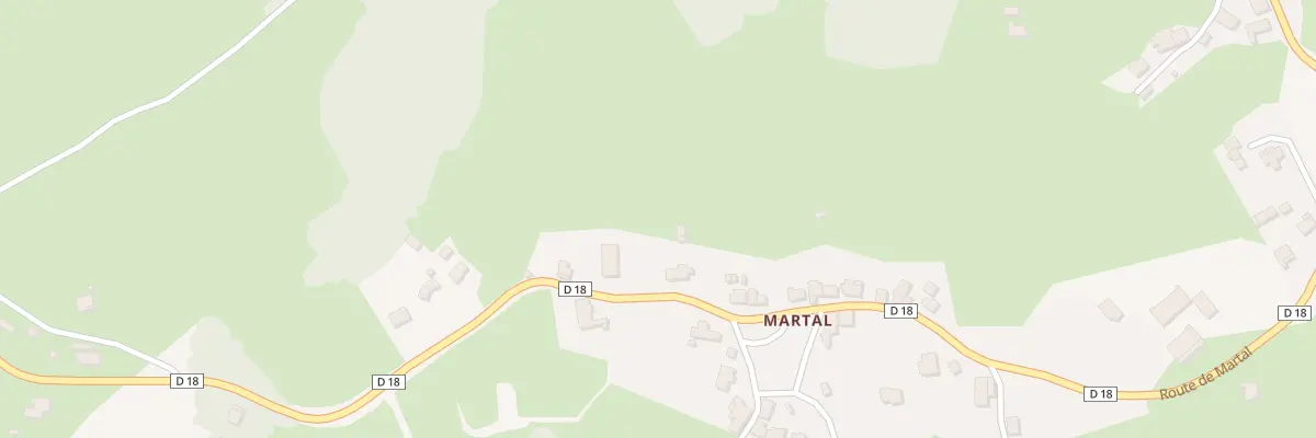 Plan du 13 Rte de Martal à Lacapelle-Viescamp