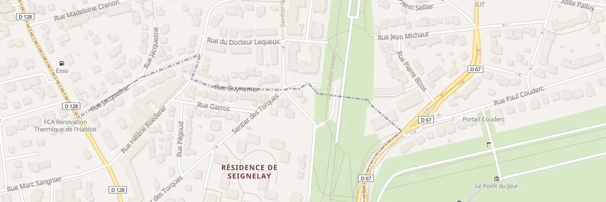 Plan du 22 Rue Auguste Pouillé à Châtenay-Malabry
