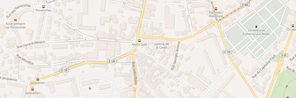 Plan du 1 Rue la Boissière à Fontenay-aux-Roses