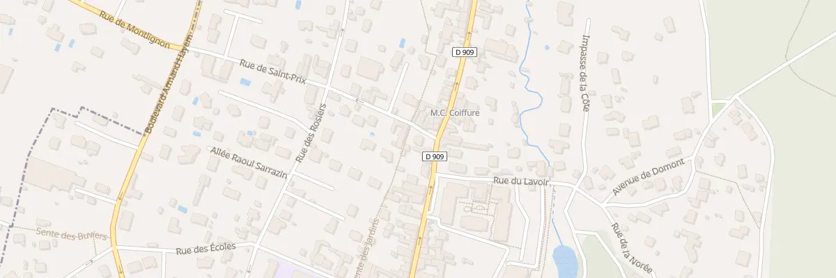 Plan du 85 Rue de Paris à Montlignon