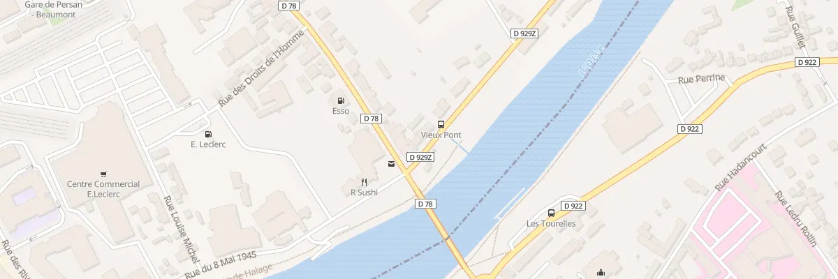 Plan du 5 Rue du Docteur Touati à Persan