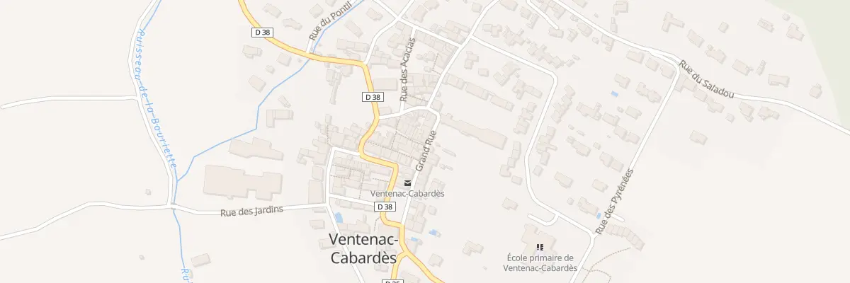 Plan du 2 Rue Notre-dame à Ventenac-Cabardès