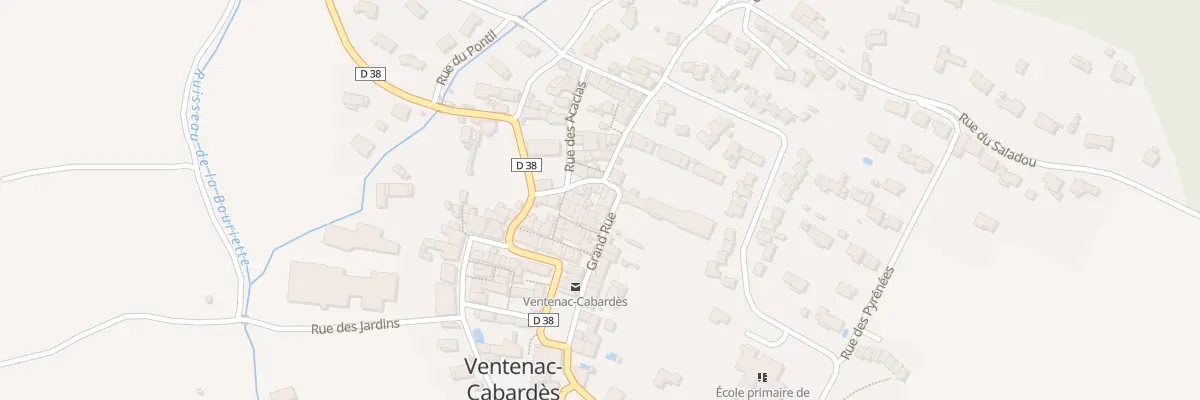 Plan du 7 Gr Grand’Rue à Ventenac-Cabardès